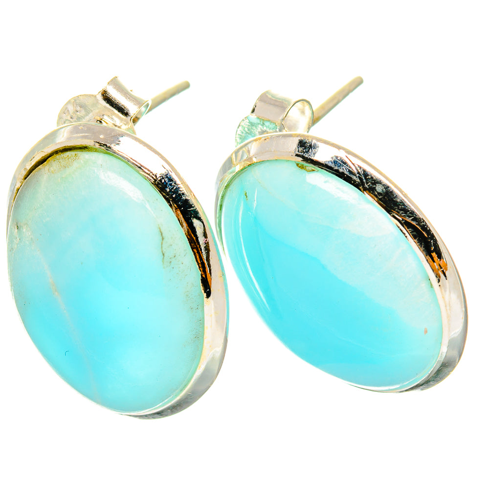 Larimar Earrings handcrafted by Ana Silver Co - EARR426777 - Photo 2