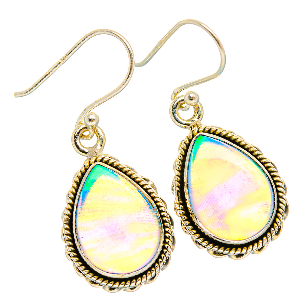 Aura Opal Earrings handcrafted by Ana Silver Co - EARR426852 - Photo 2