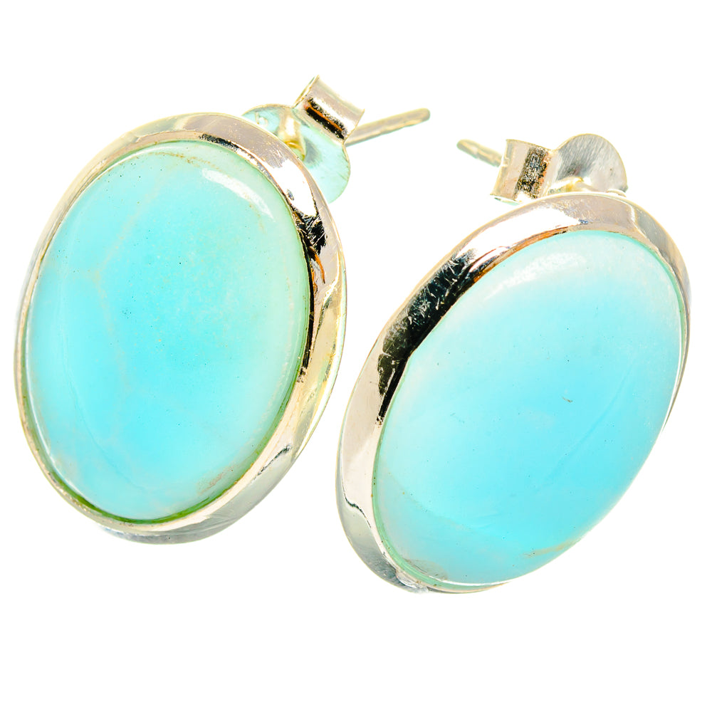 Larimar Earrings handcrafted by Ana Silver Co - EARR426856 - Photo 2