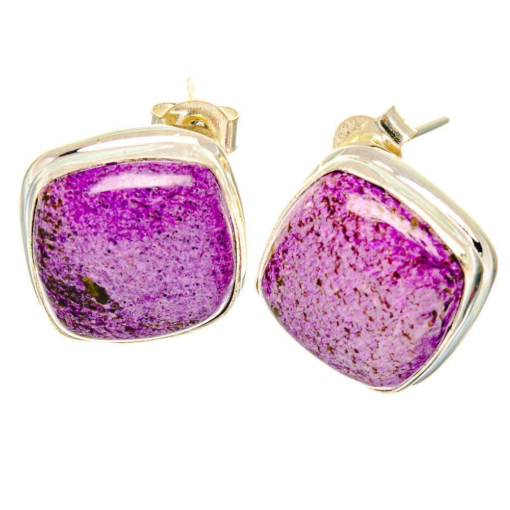 Stichtite Earrings handcrafted by Ana Silver Co - EARR426864 - Photo 2