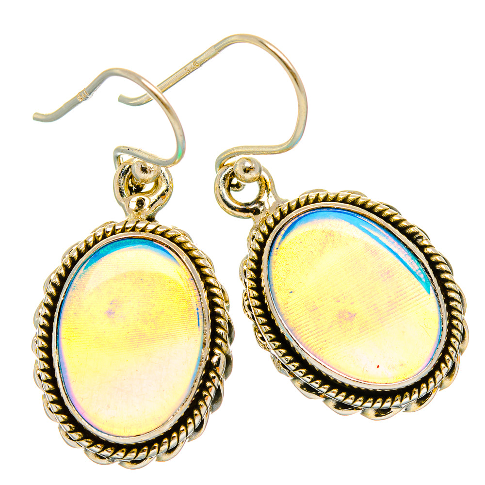 Aura Opal Earrings handcrafted by Ana Silver Co - EARR426871 - Photo 2