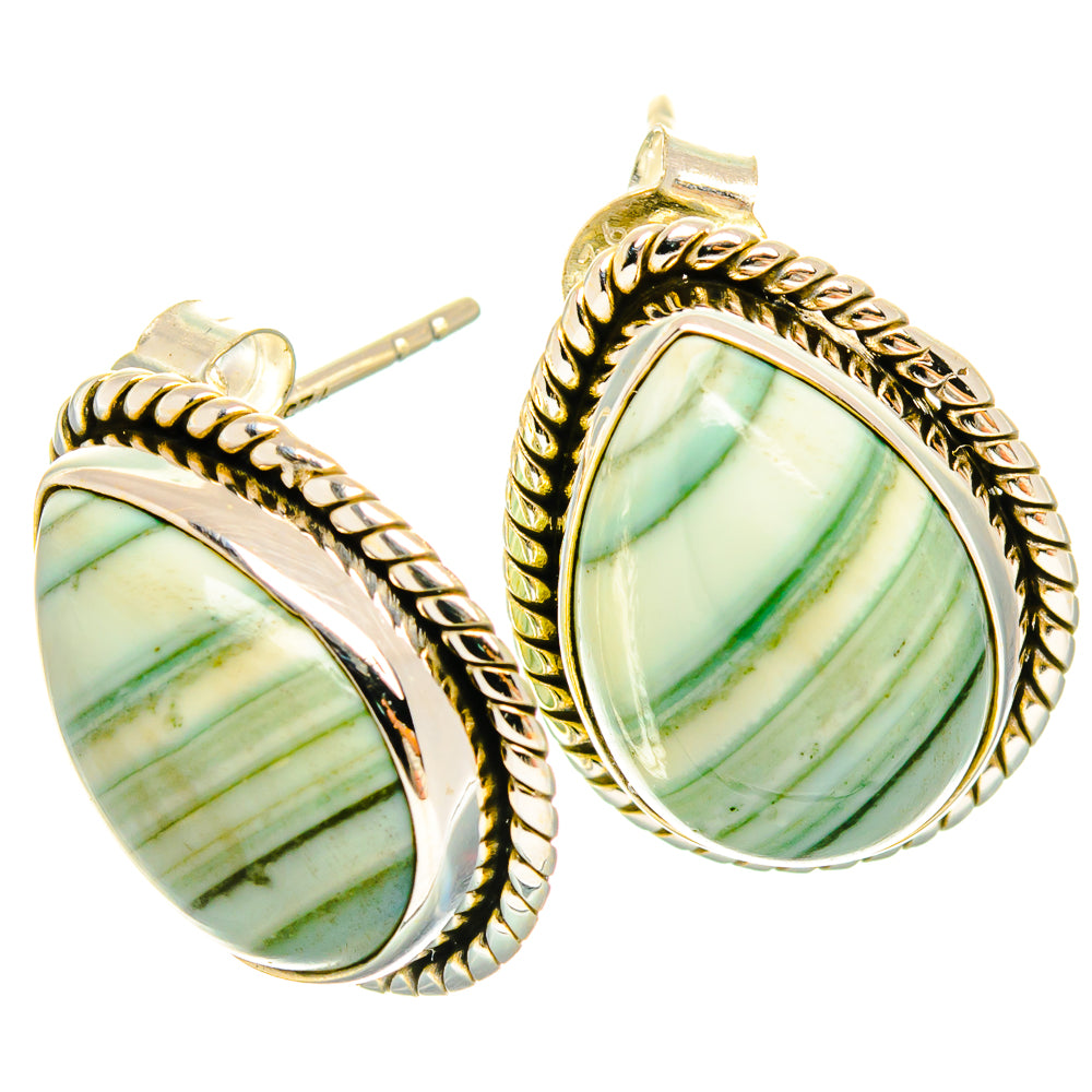 Ocean Jasper Earrings handcrafted by Ana Silver Co - EARR426874 - Photo 2
