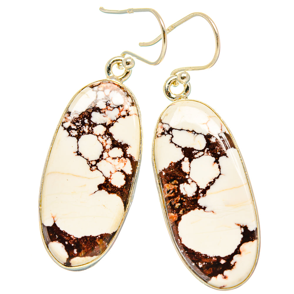 Wild Horse Jasper Earrings handcrafted by Ana Silver Co - EARR426878 - Photo 2