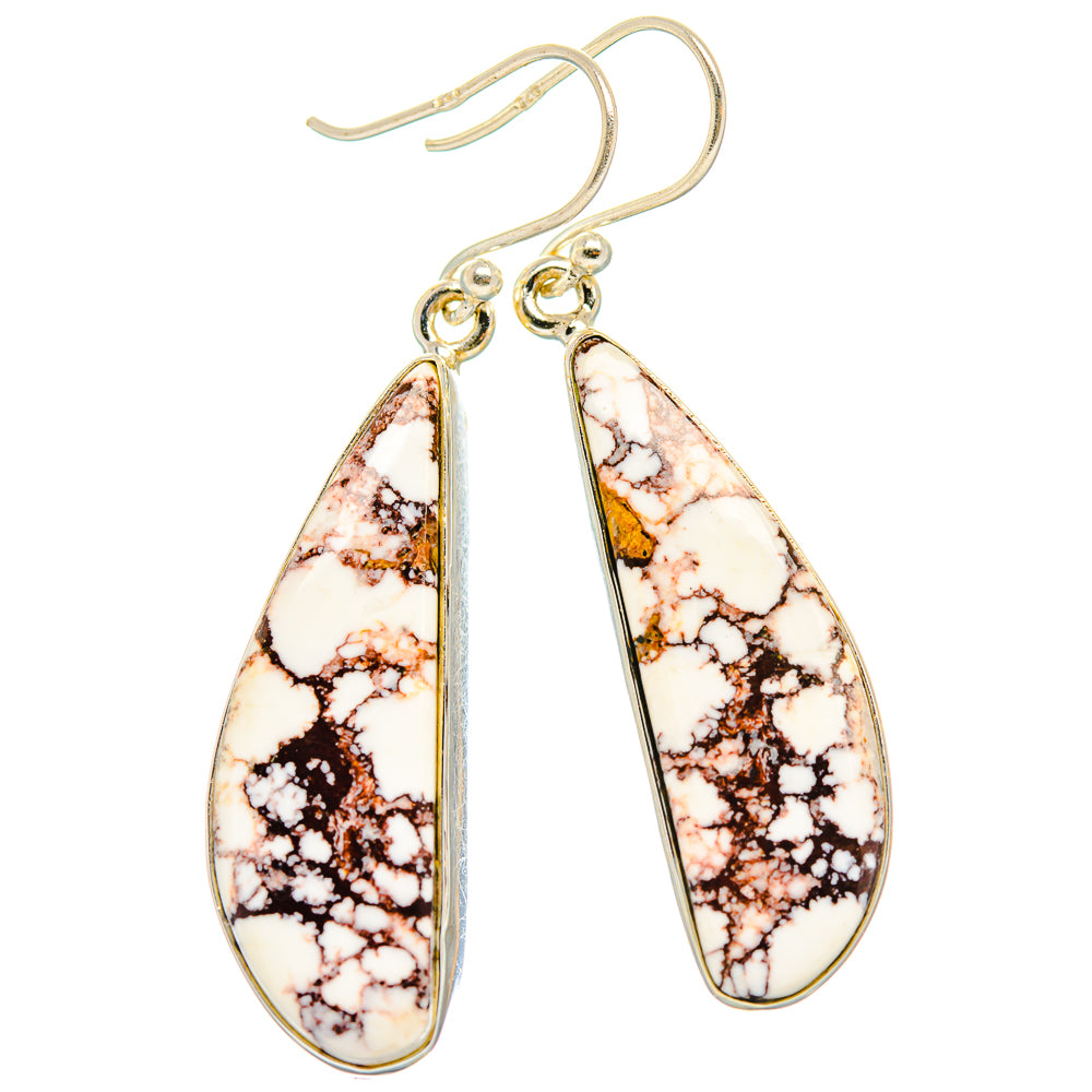 Wild Horse Jasper Earrings handcrafted by Ana Silver Co - EARR426941 - Photo 2