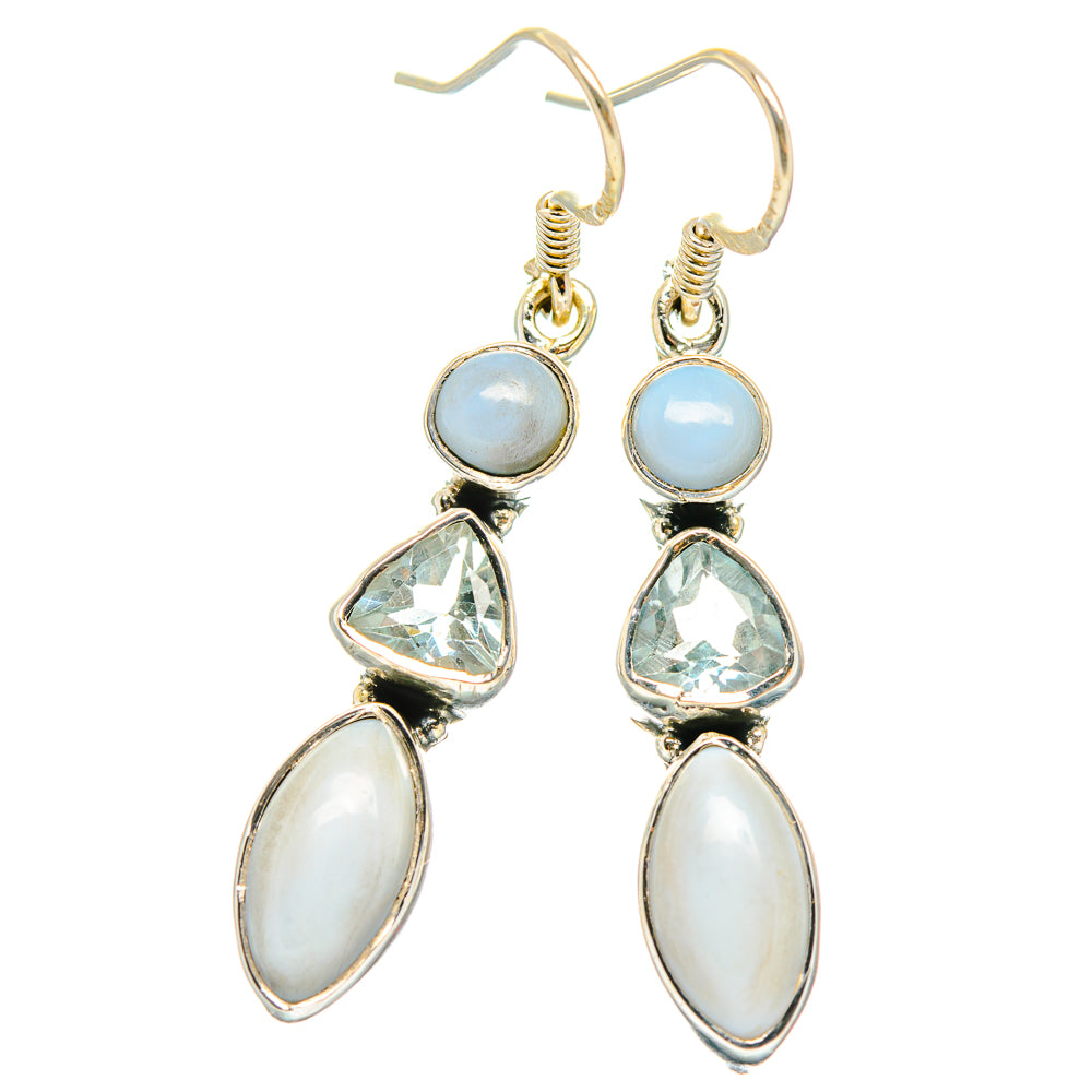 Cultured Pearl Earrings handcrafted by Ana Silver Co - EARR426982 - Photo 2