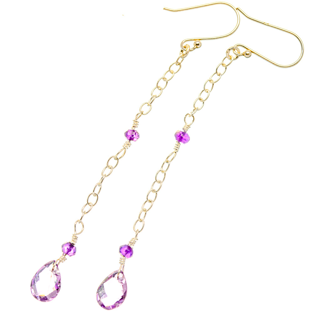 Amethyst Earrings handcrafted by Ana Silver Co - EARR427030 - Photo 2