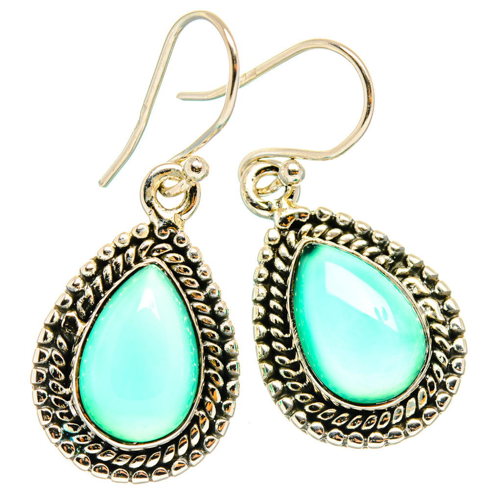 Green Onyx Earrings handcrafted by Ana Silver Co - EARR427048 - Photo 2