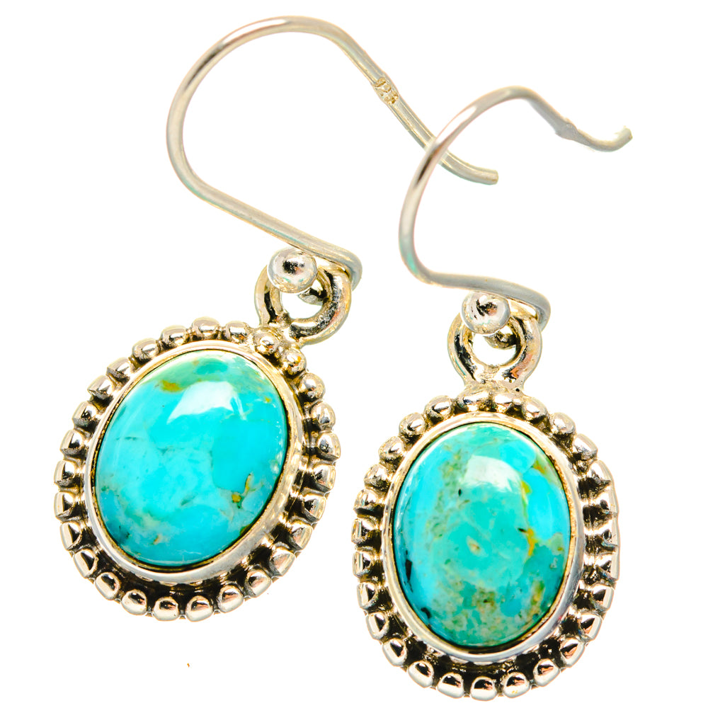 Chrysocolla Earrings handcrafted by Ana Silver Co - EARR427068 - Photo 2