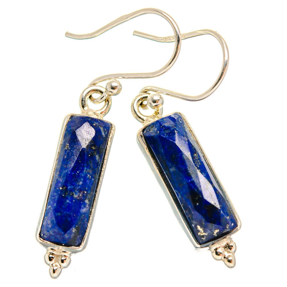 Lapis Lazuli Earrings handcrafted by Ana Silver Co - EARR427070 - Photo 2