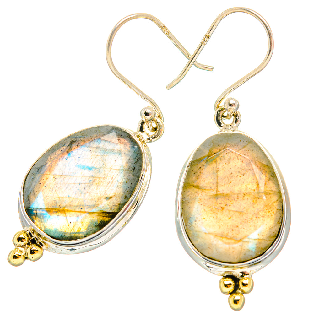 Labradorite Earrings handcrafted by Ana Silver Co - EARR427157 - Photo 2