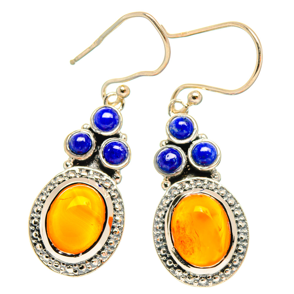 Carnelian Earrings handcrafted by Ana Silver Co - EARR427187 - Photo 2