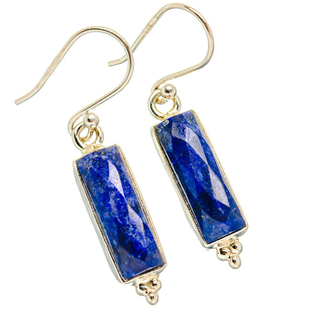Lapis Lazuli Earrings handcrafted by Ana Silver Co - EARR427262 - Photo 2