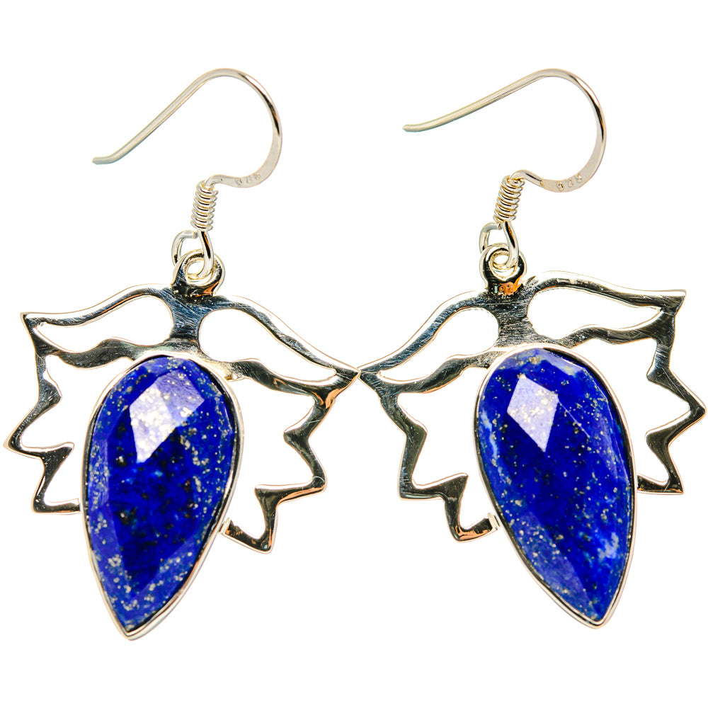 Lapis Lazuli Earrings handcrafted by Ana Silver Co - EARR427303 - Photo 2