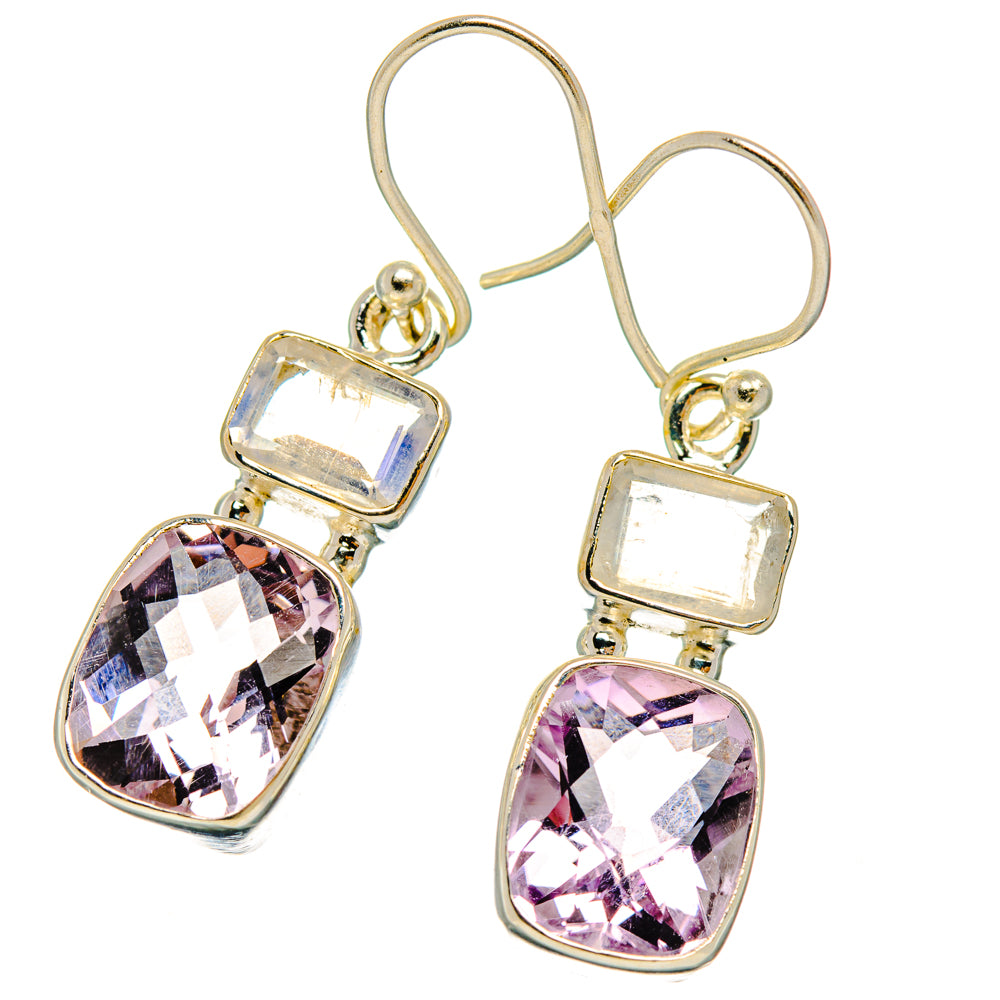 Kunzite Earrings handcrafted by Ana Silver Co - EARR427402 - Photo 2