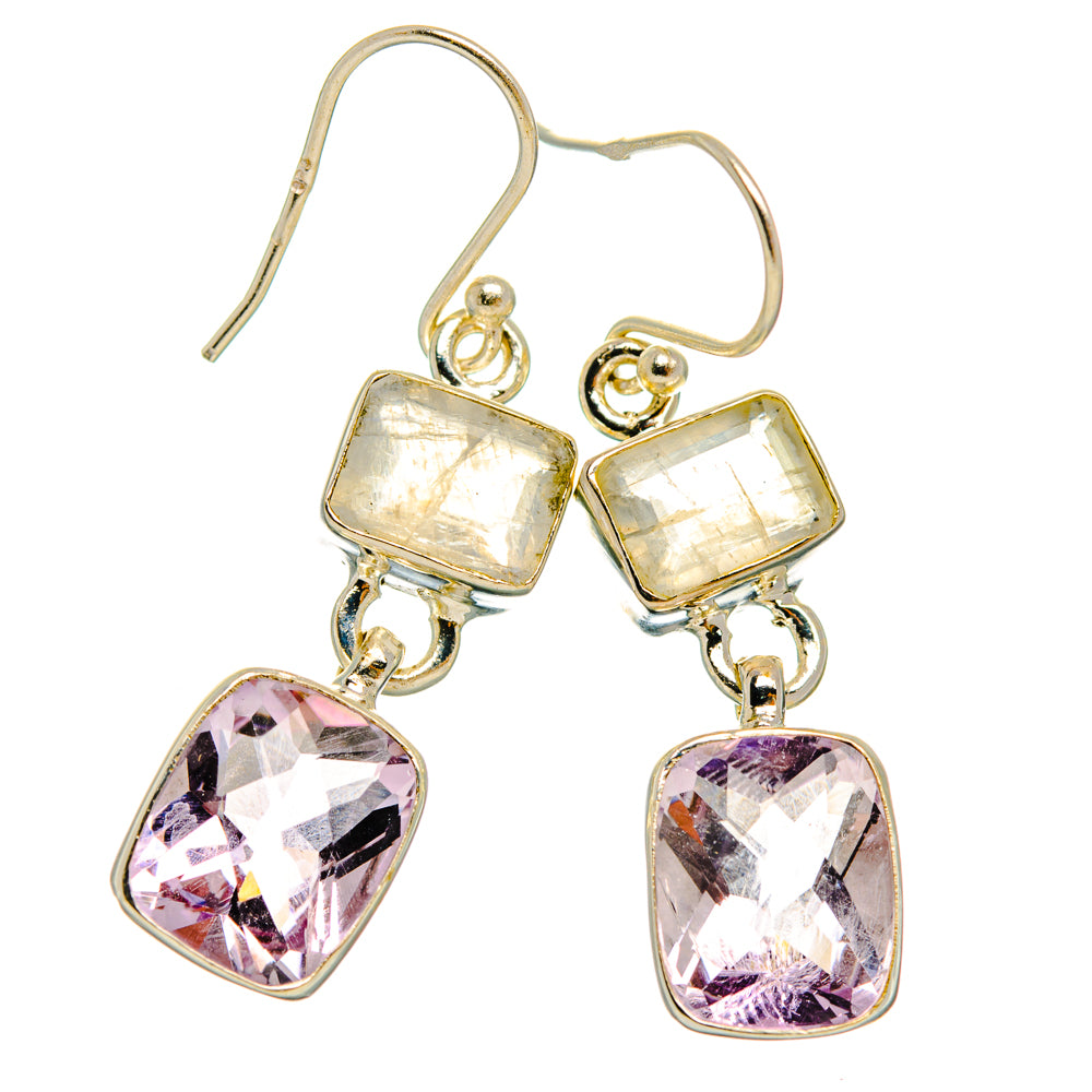 Kunzite Earrings handcrafted by Ana Silver Co - EARR427421 - Photo 2