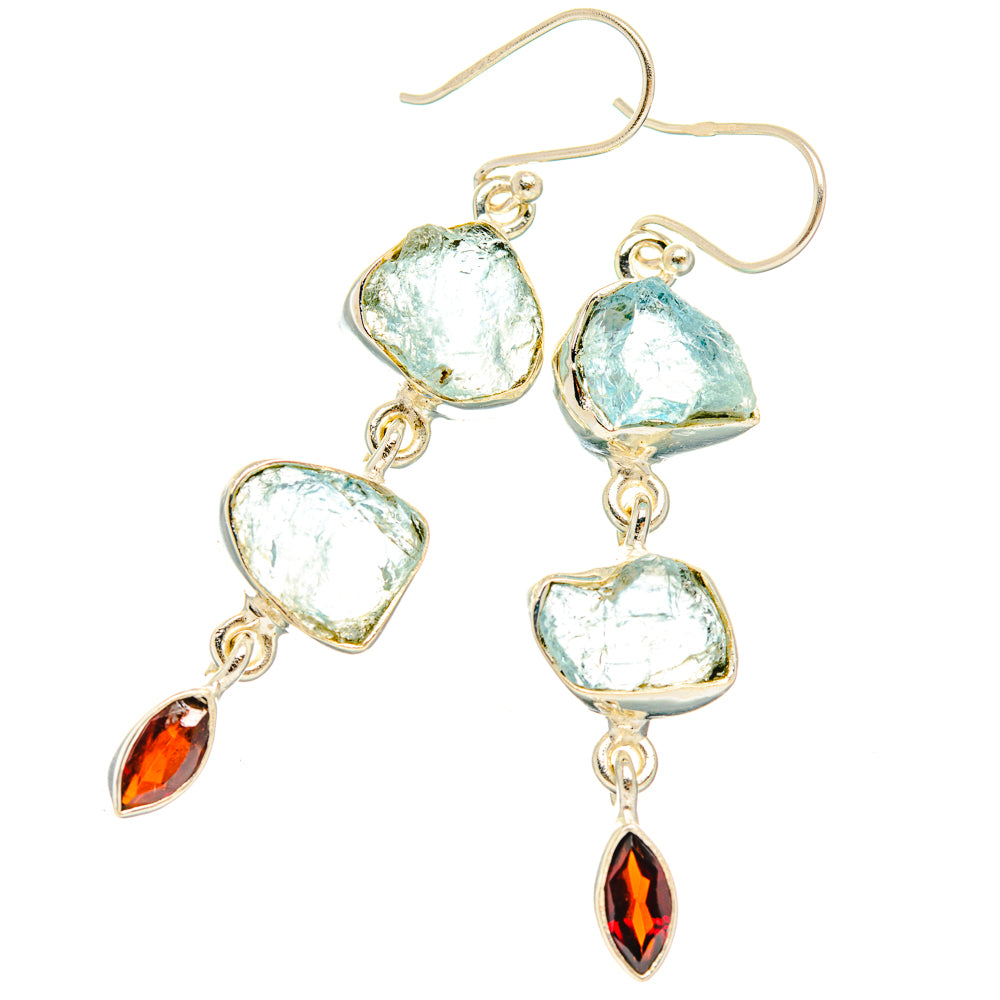Aquamarine Earrings handcrafted by Ana Silver Co - EARR427432 - Photo 2