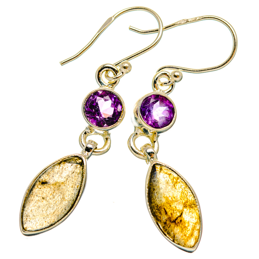 Labradorite Earrings handcrafted by Ana Silver Co - EARR427460 - Photo 2