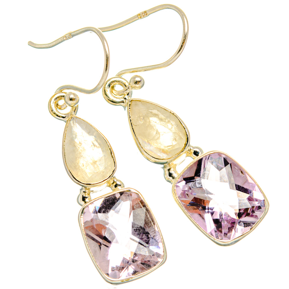 Kunzite Earrings handcrafted by Ana Silver Co - EARR427477 - Photo 2
