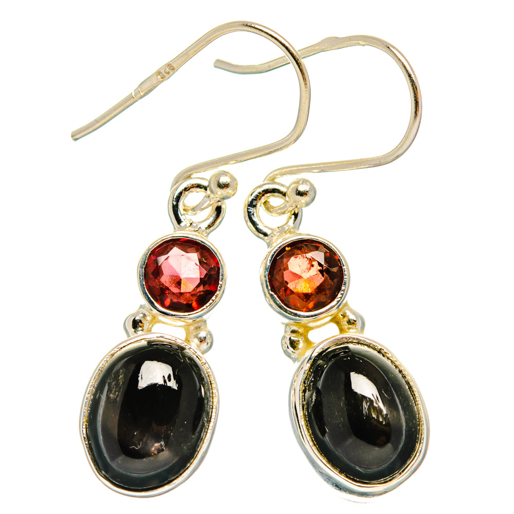 Star Diopside Earrings handcrafted by Ana Silver Co - EARR427501 - Photo 2