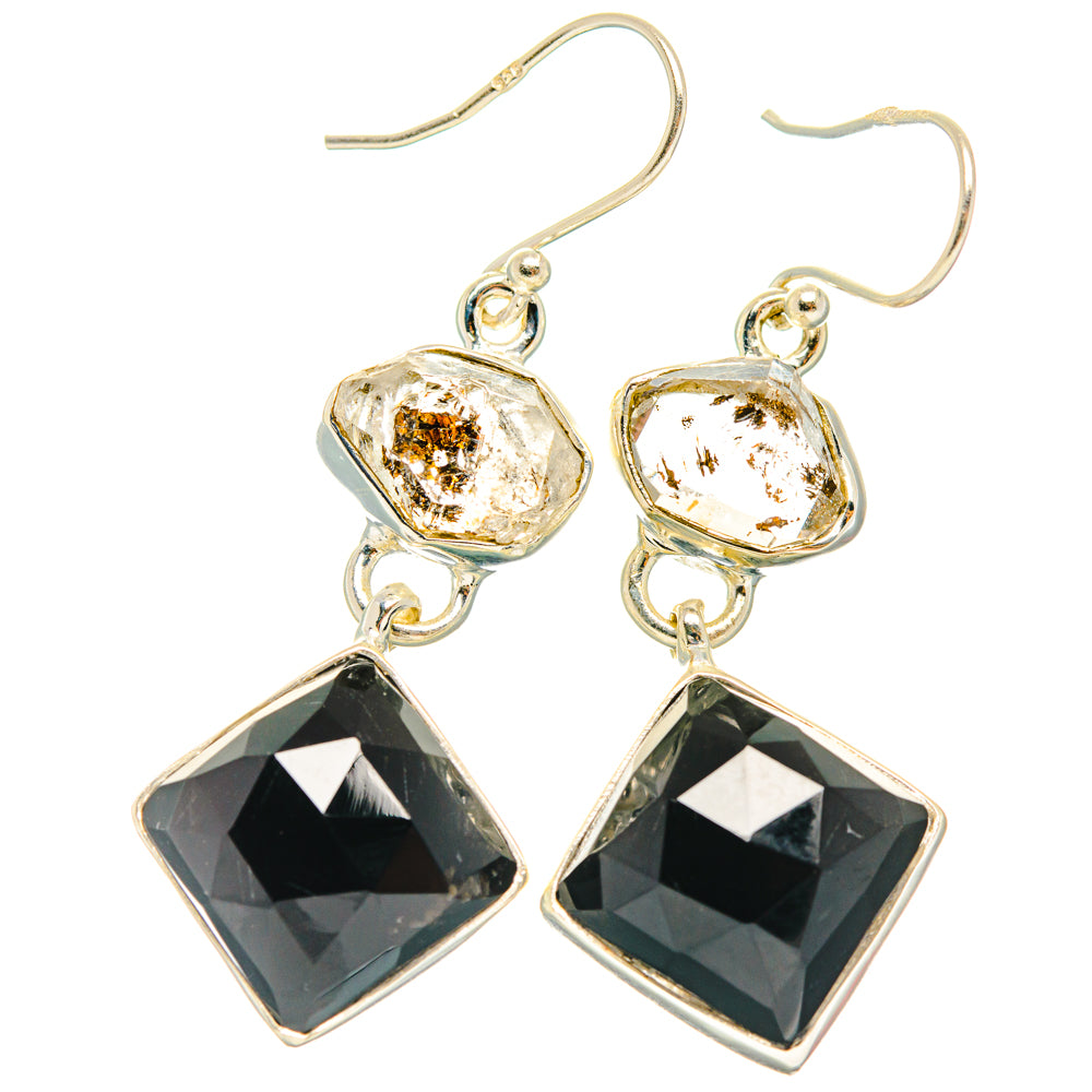 Black Onyx Earrings handcrafted by Ana Silver Co - EARR427555 - Photo 2