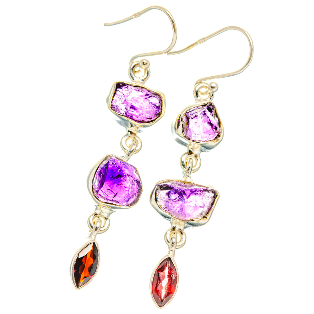 Amethyst Earrings handcrafted by Ana Silver Co - EARR427567 - Photo 2