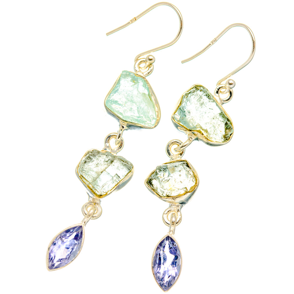 Aquamarine Earrings handcrafted by Ana Silver Co - EARR427570 - Photo 2