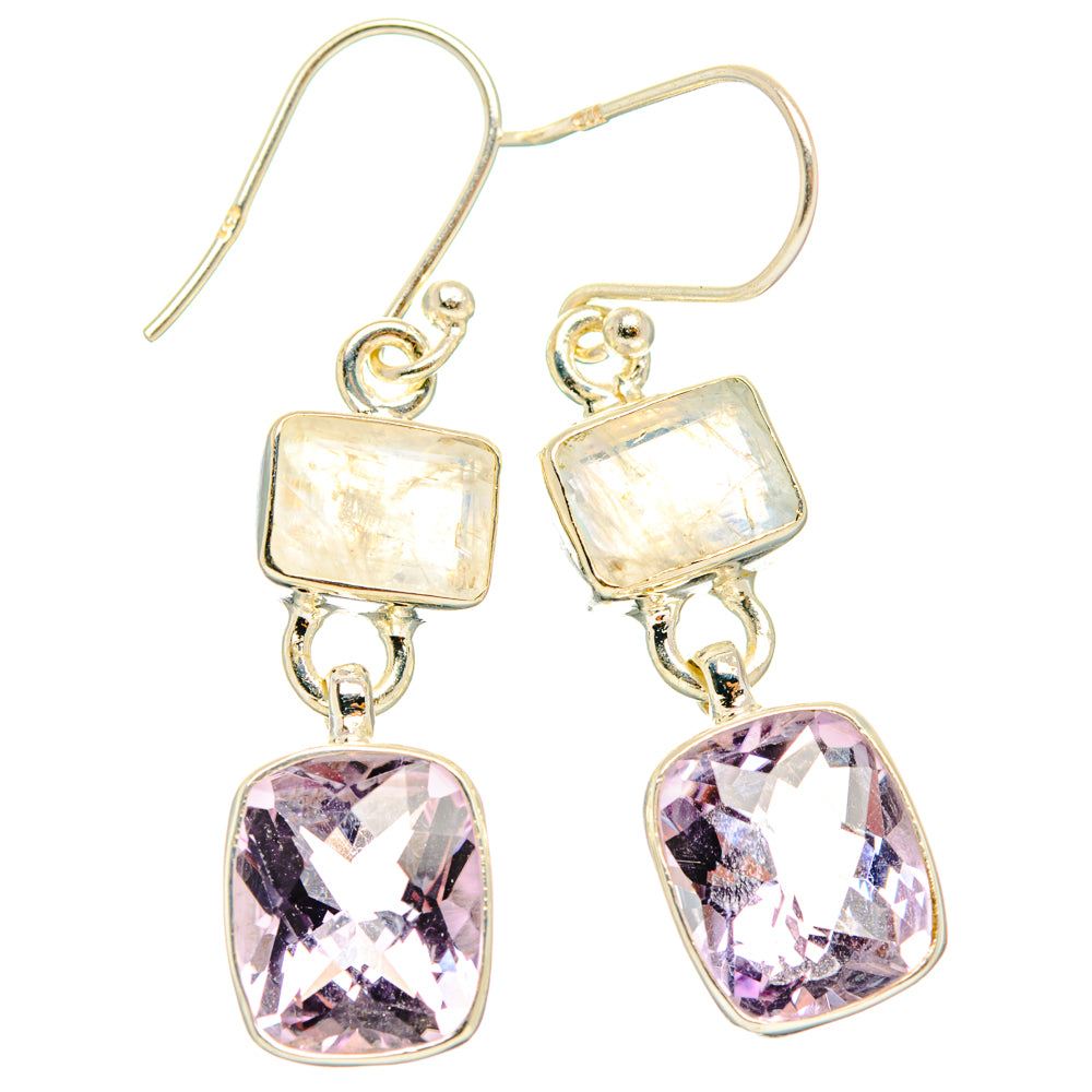 Kunzite Earrings handcrafted by Ana Silver Co - EARR427605 - Photo 2