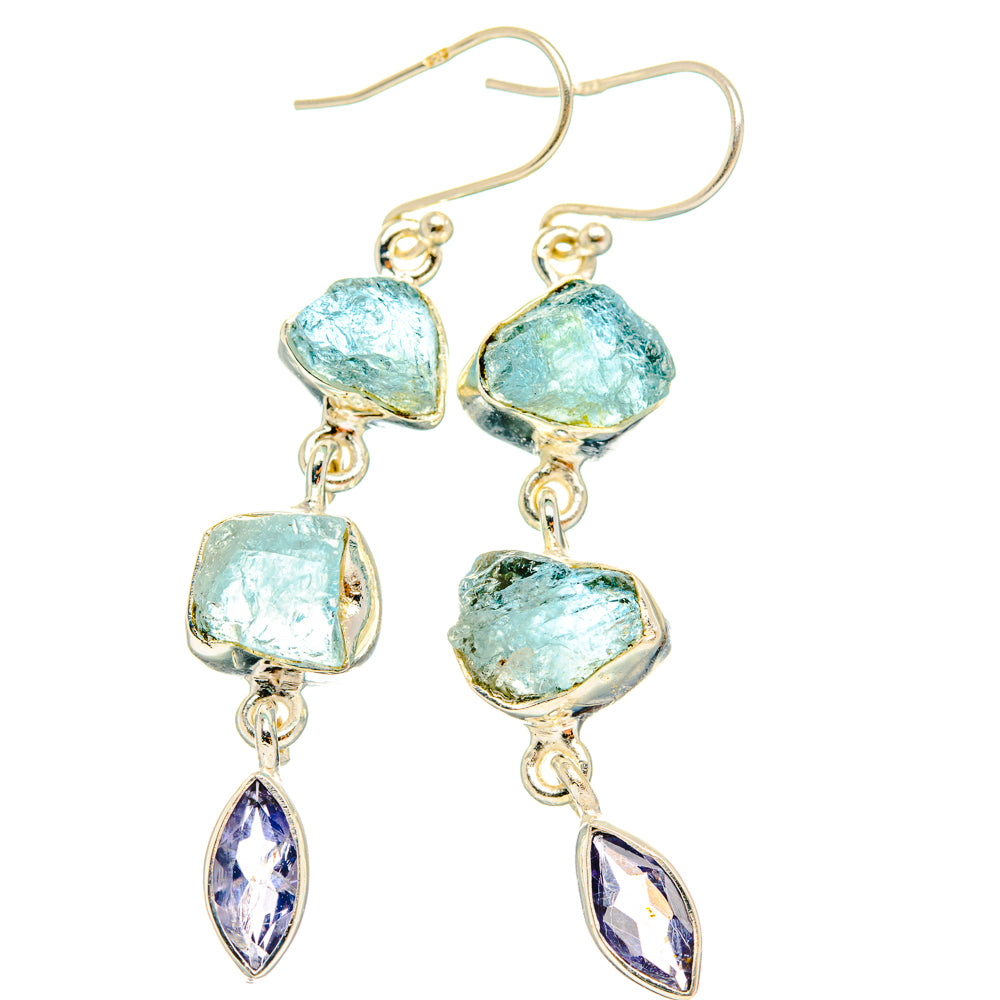 Aquamarine Earrings handcrafted by Ana Silver Co - EARR427620 - Photo 2