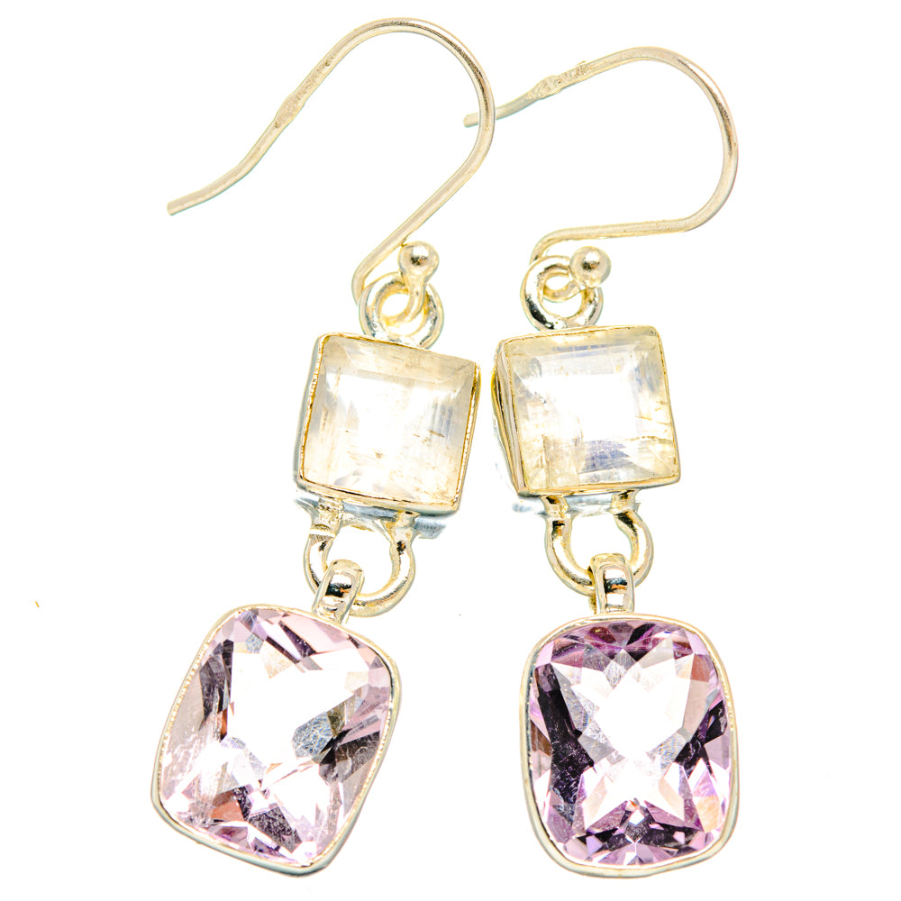 Kunzite Earrings handcrafted by Ana Silver Co - EARR427689 - Photo 2
