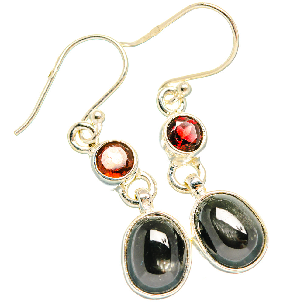 Star Diopside Earrings handcrafted by Ana Silver Co - EARR427719 - Photo 2