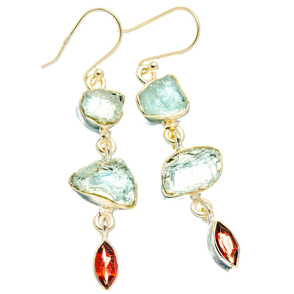 Aquamarine Earrings handcrafted by Ana Silver Co - EARR427783 - Photo 2
