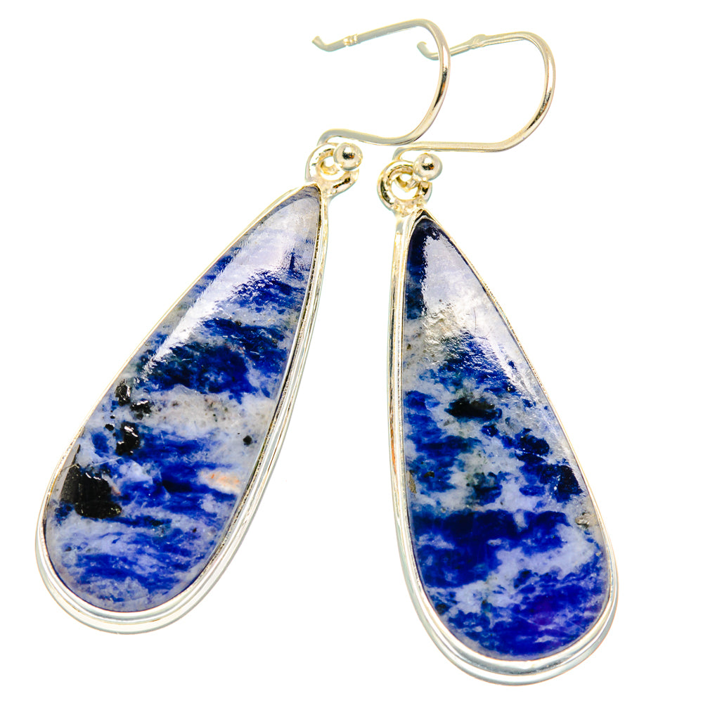 Sodalite Earrings handcrafted by Ana Silver Co - EARR427993 - Photo 2