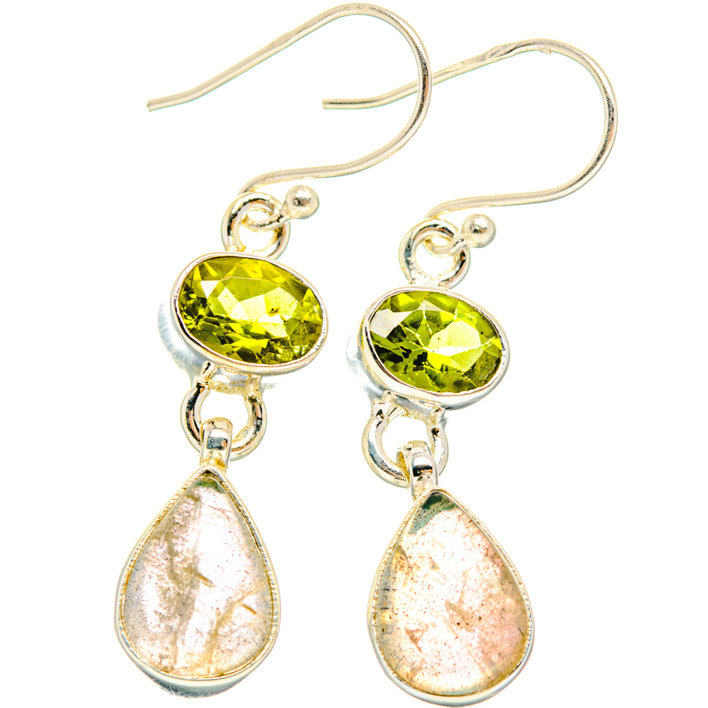 Labradorite Earrings handcrafted by Ana Silver Co - EARR428105 - Photo 2