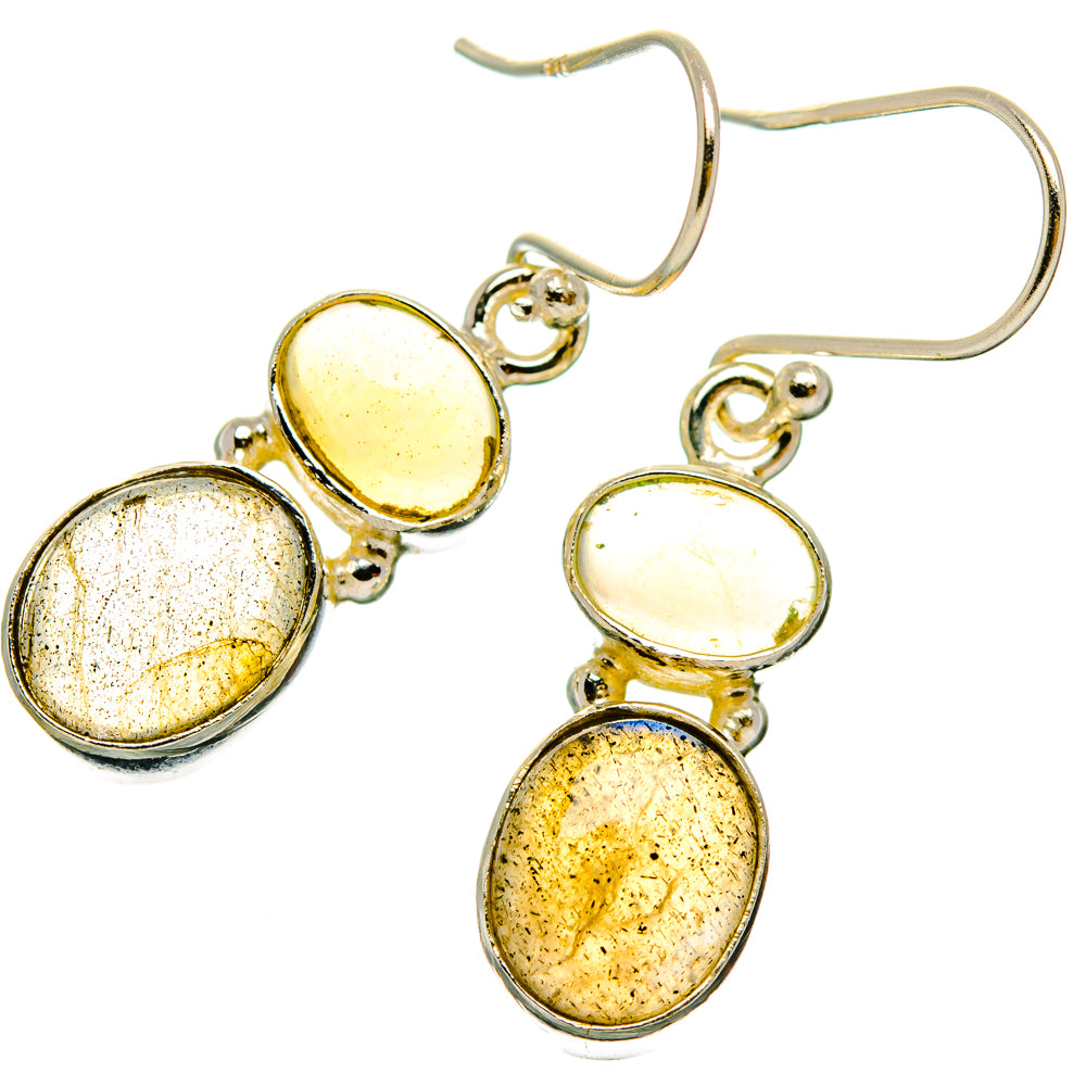 Labradorite Earrings handcrafted by Ana Silver Co - EARR428106 - Photo 2