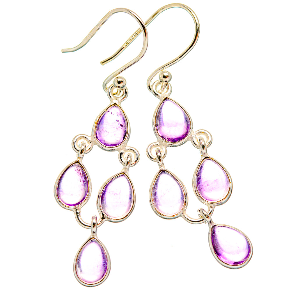 Amethyst Earrings handcrafted by Ana Silver Co - EARR428185 - Photo 2