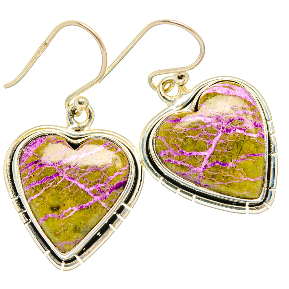Stichtite Earrings handcrafted by Ana Silver Co - EARR428272 - Photo 2