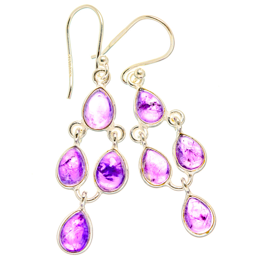 Amethyst Earrings handcrafted by Ana Silver Co - EARR428299 - Photo 2