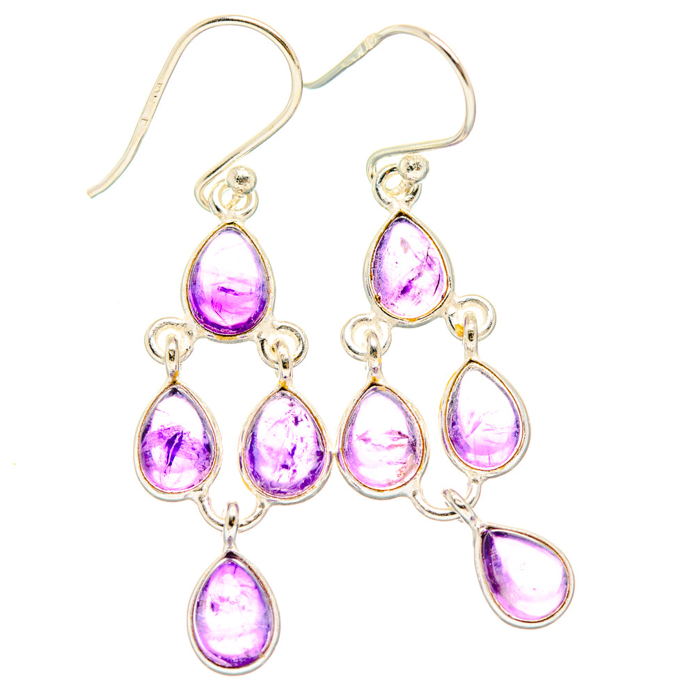 Amethyst Earrings handcrafted by Ana Silver Co - EARR428322 - Photo 2