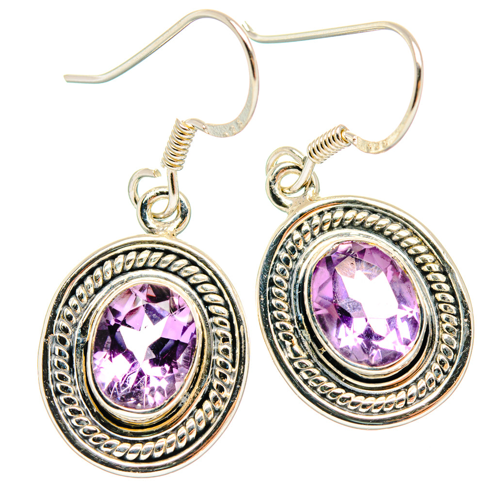 Amethyst Earrings handcrafted by Ana Silver Co - EARR428422 - Photo 2
