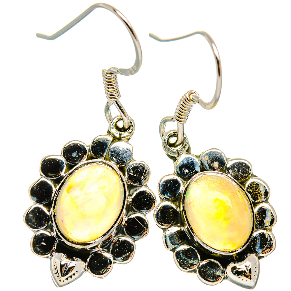 Ethiopian Opal Earrings handcrafted by Ana Silver Co - EARR428502 - Photo 2