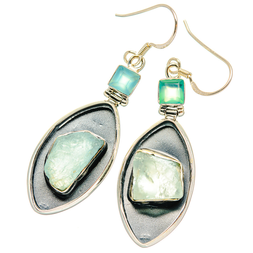 Aquamarine Earrings handcrafted by Ana Silver Co - EARR428535 - Photo 2