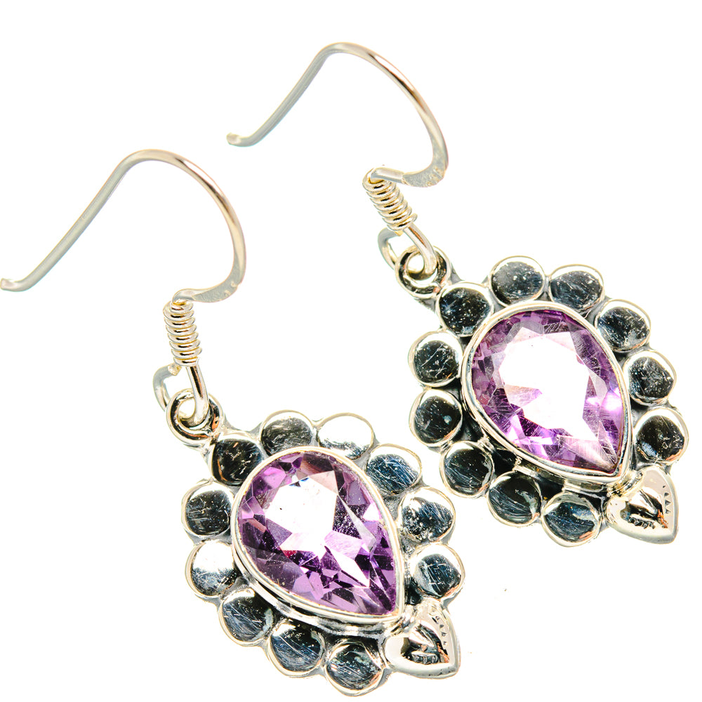 Amethyst Earrings handcrafted by Ana Silver Co - EARR428599 - Photo 2