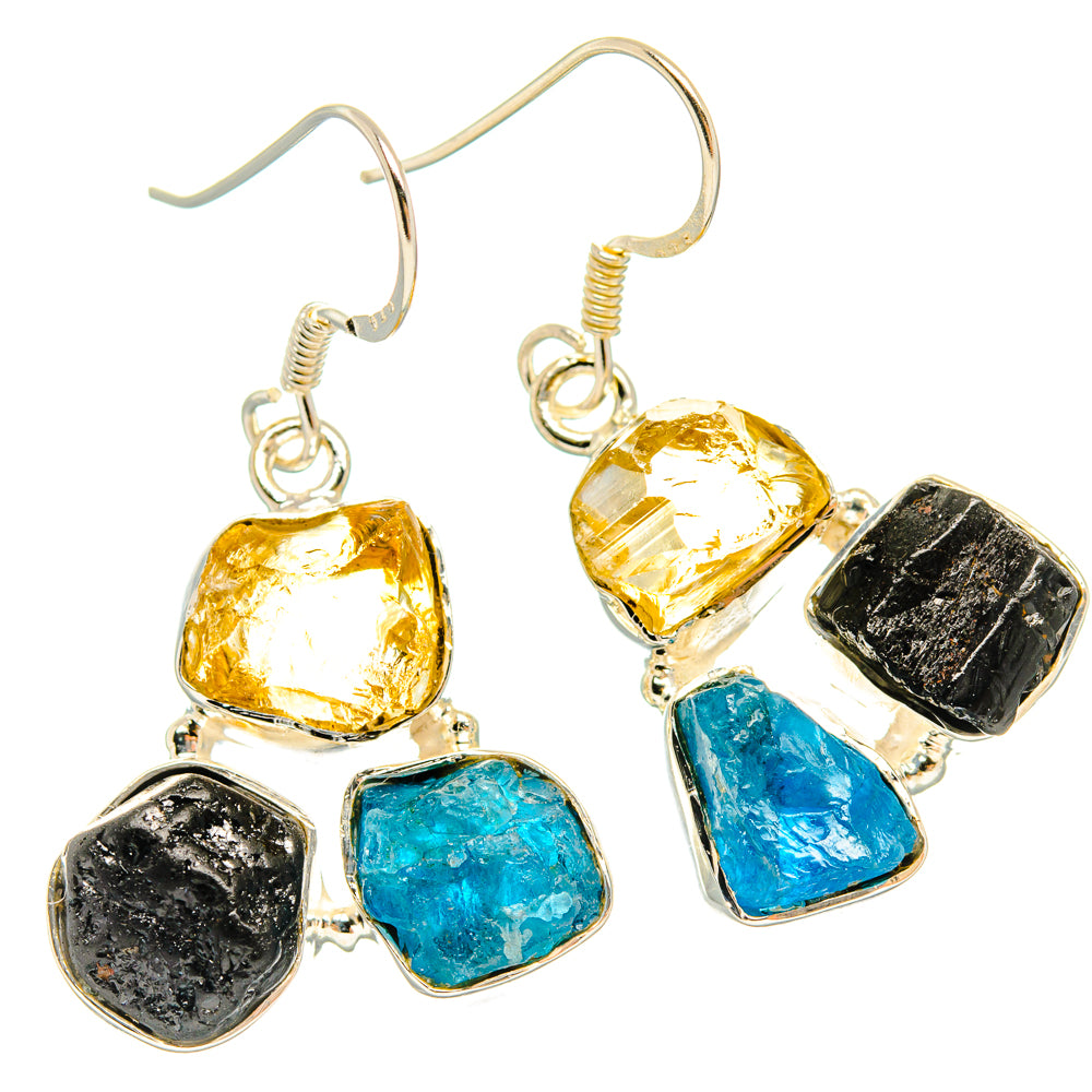 Citrine Earrings handcrafted by Ana Silver Co - EARR428619 - Photo 2