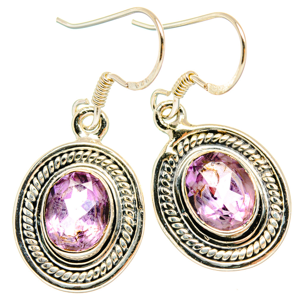 Amethyst Earrings handcrafted by Ana Silver Co - EARR428626 - Photo 2