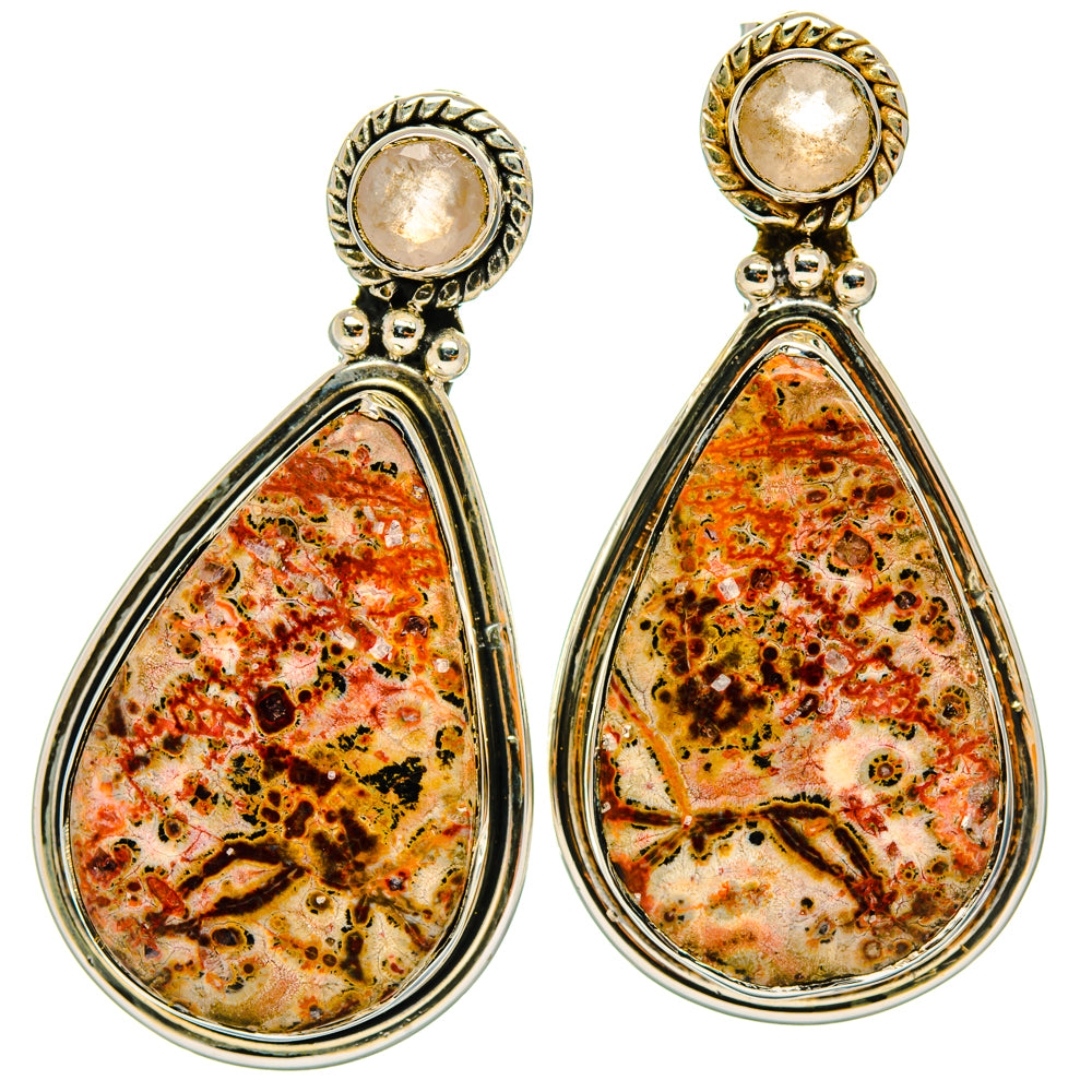 Poppy Jasper Earrings handcrafted by Ana Silver Co - EARR428678 - Photo 2