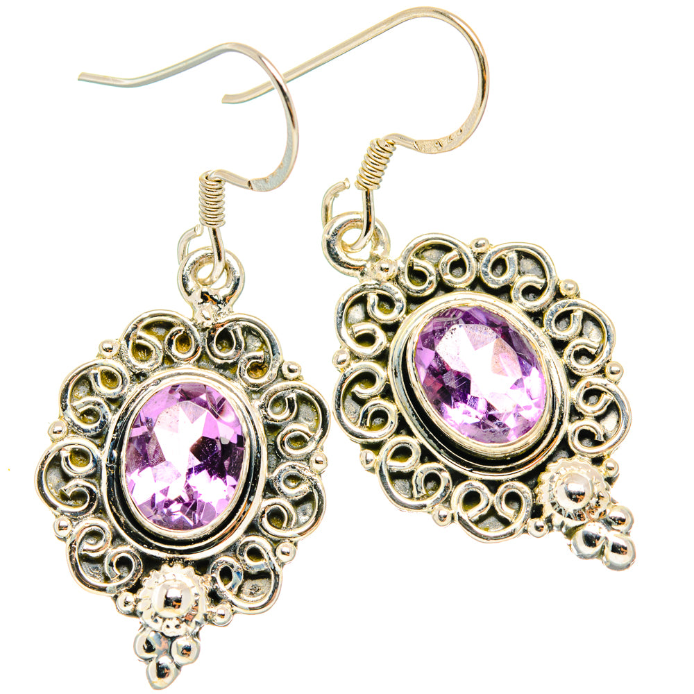 Amethyst Earrings handcrafted by Ana Silver Co - EARR428713 - Photo 2