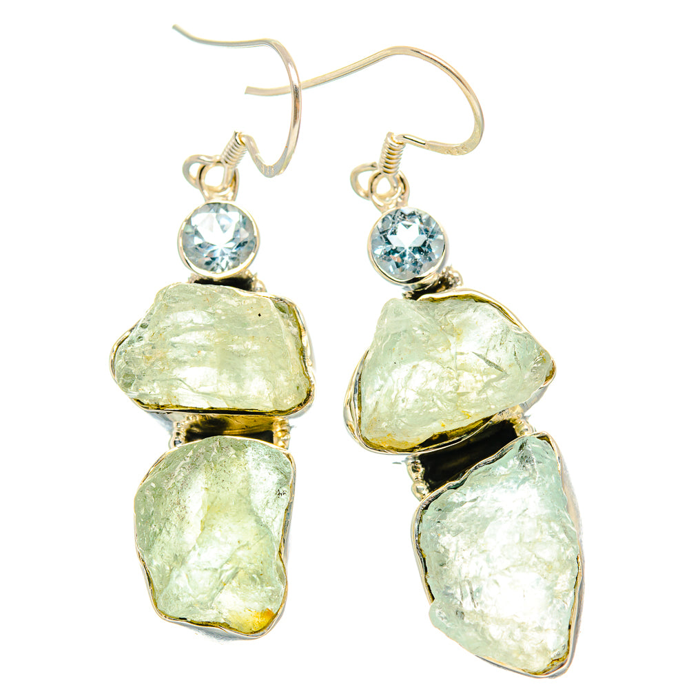 Aquamarine Earrings handcrafted by Ana Silver Co - EARR428864 - Photo 2