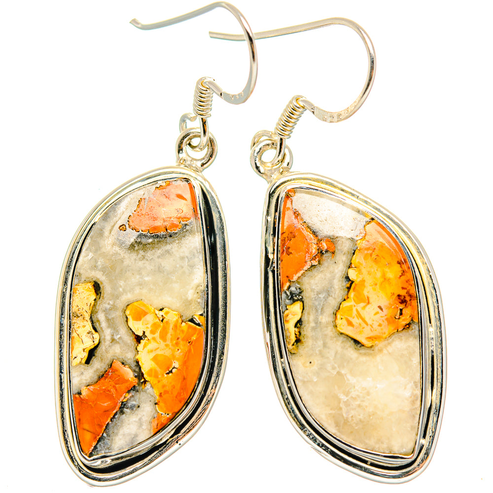 Bumble Bee Jasper Earrings handcrafted by Ana Silver Co - EARR428868 - Photo 2