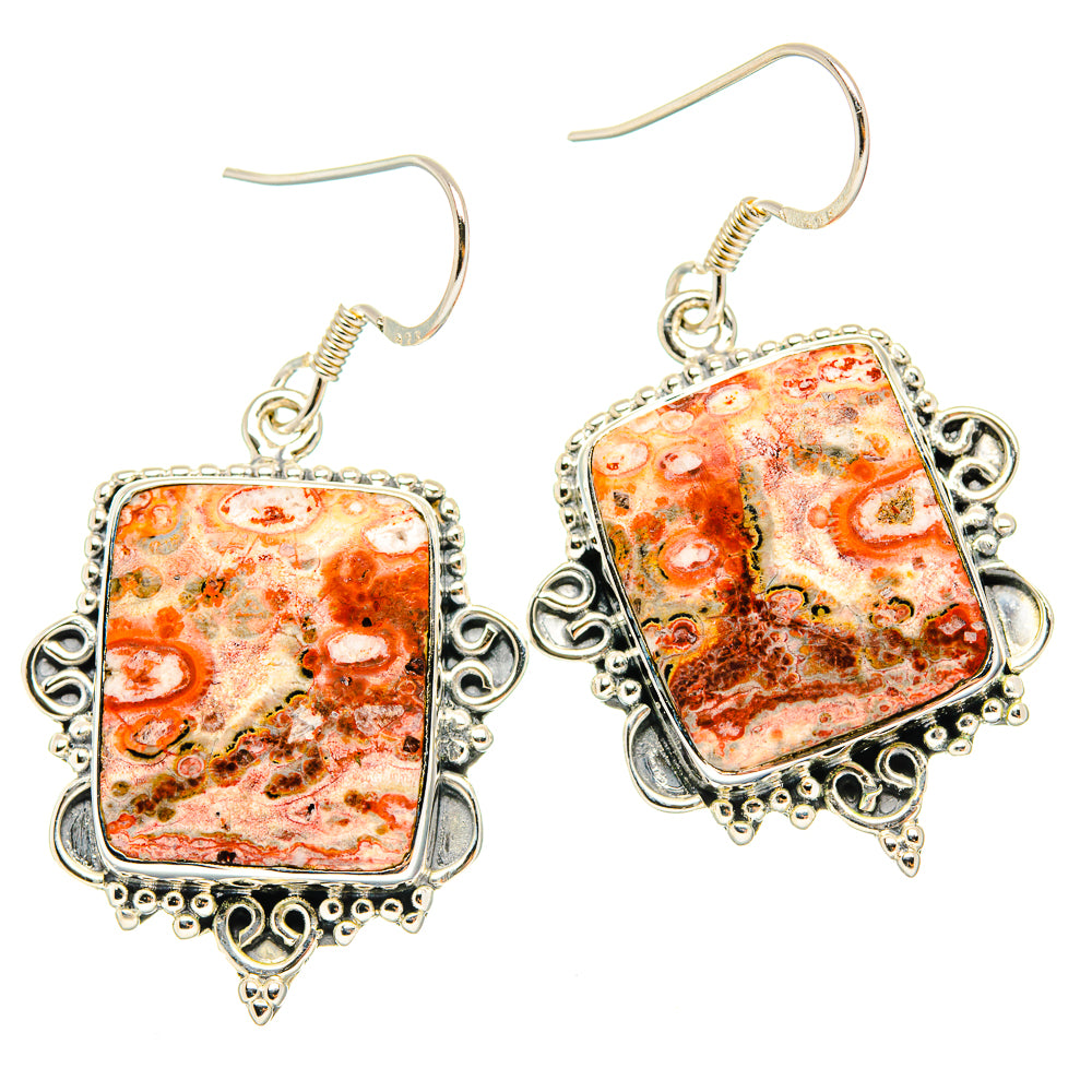 Poppy Jasper Earrings handcrafted by Ana Silver Co - EARR428906 - Photo 2