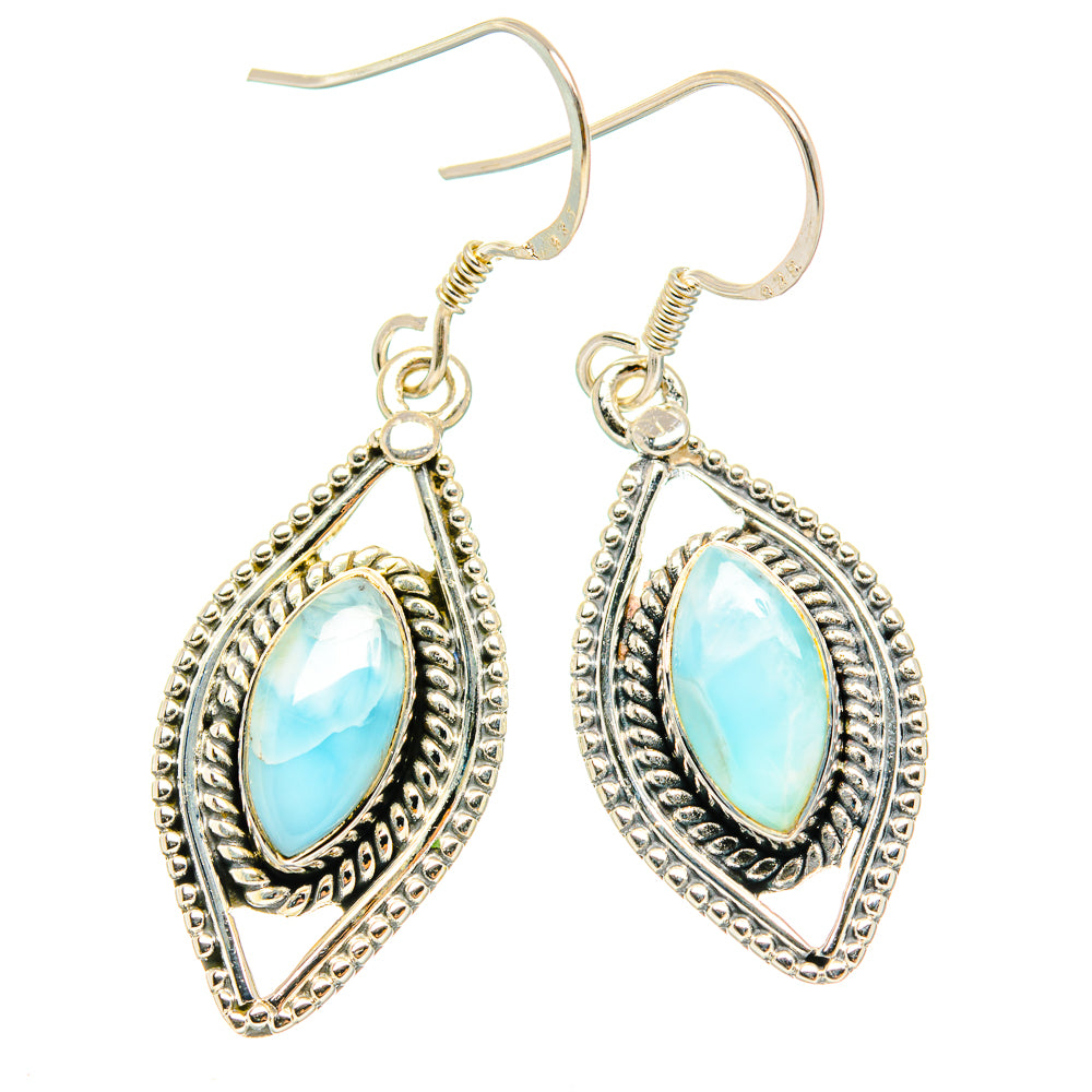 Larimar Earrings handcrafted by Ana Silver Co - EARR428907 - Photo 2